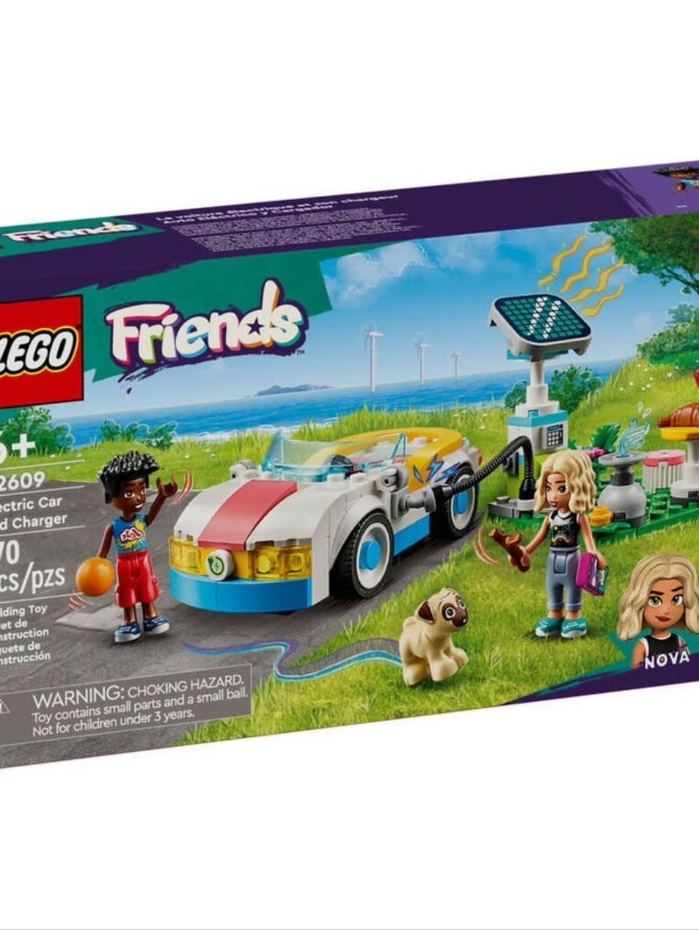 NEW Lego Friends Electric Car & Charger 42609 Eco Vehicle Adventure Building Set